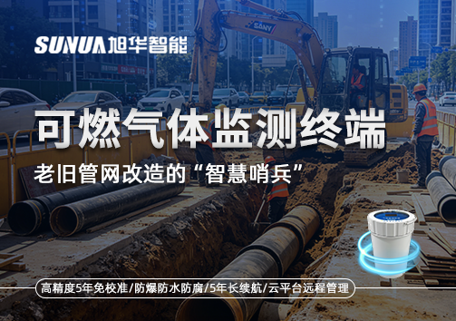 老旧管网改造的“智慧哨兵”：可燃气体监测终端如何重塑地下安全防线